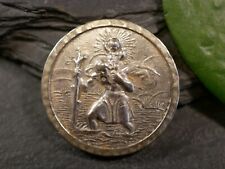 Silberfarbene medaille heilige gebraucht kaufen  Nürnberg