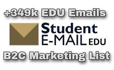 +349k EDU E-mails B2C Mailing E-mail Only Database List Marketing comprar usado  Enviando para Brazil