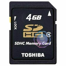 Tarjeta de memoria SDHC multiuso Toshiba 4 GB soporte cámara GPS JAPÓN SD HC genuina segunda mano  Embacar hacia Argentina