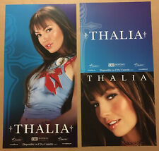 THALIA Raro 2003 DUPLA FACE PÔSTER PROMOCIONAL PLANO de autotítulo CD 12x24 Estado perfeito EUA comprar usado  Enviando para Brazil