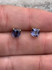9ct Gold Tanzanite Stud Earrings, 1.2 Grams 375 ￼, used for sale  Shipping to South Africa