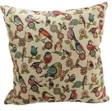 Songbirds tapestry cushion for sale  WALLASEY