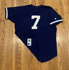 Camiseta deportiva de béisbol vintage de los Yankees de Mickey Mantle #7 de Russell Diamond MLB 48, usado segunda mano  Embacar hacia Argentina
