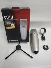 Samson C01U - Conexão de cabo condensador microfone de estúdio USB nunca testada, usado comprar usado  Enviando para Brazil