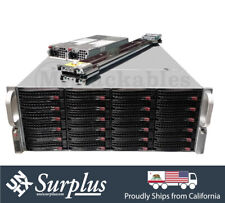 Servidor de almacenamiento UNRAID Supermicro 4U 36 bahías Xeon 20 núcleos 3 GHz 256 GB X540 10 GBaseT segunda mano  Embacar hacia Mexico