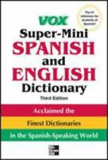 Dicionário Vox Super-Mini Espanhol e Inglês por Vox comprar usado  Enviando para Brazil