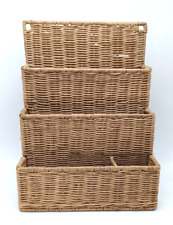 Vintage wicker tier for sale  Shipping to Ireland