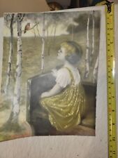 Antique print beautiful for sale  Brownsburg