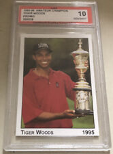 1995-96 Tiger Woods F&S Amateur Champion cartão de golfe classificação promocional GEM ESTADO PERFEITO LGC 10, usado comprar usado  Enviando para Brazil