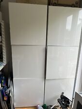 Ikea white gloss for sale  NEW MALDEN