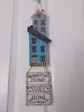 Wooden house plaque. for sale  WALSALL