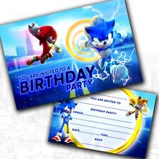 Sonic party invitations for sale  WIDNES