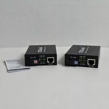 Um par de conversor de mídia BIDI Gigabit fibra para Ethernet fibra SC SMF até 20KM comprar usado  Enviando para Brazil