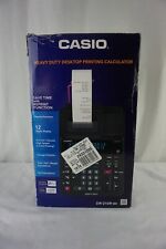 Calculadora de impresión de 12 dígitos Casio DR-210R-BK negra con caja, usado segunda mano  Embacar hacia Argentina