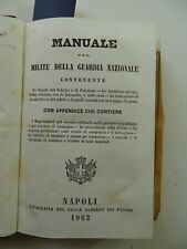 Manuale pel milite usato  Napoli