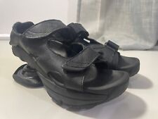 USED Z-CoiL Pain Relief Footwear Sidewinder Sandal Black Size US 7W for sale  Shipping to South Africa