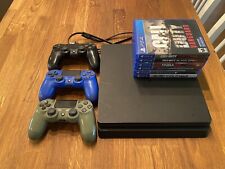 PlayStation 4 Console PS4 Slim 3 Controllers 6 Games, Call Of Duty, Etc 500gb, used for sale  Shipping to South Africa