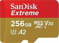 SanDisk 256GB microSDXC Extreme 160MB/s SDXC microSD SDSQXA1-256G-GN6MA U3 A2 segunda mano  Embacar hacia Argentina