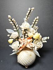 Vintage floral seashell for sale  Hollidaysburg