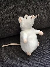 Juguete suave de peluche pequeño roedor ratón rata blanco Ikea Gosig Mus de 5", usado segunda mano  Embacar hacia Argentina