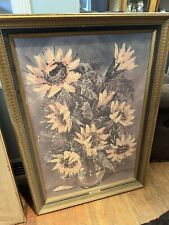Sunflowers antique painting for sale  Tremonton