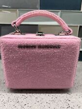 New Brandon Blackwood Mini Kendrick Trunk Soft Pink Suede Handbag for sale  Shipping to South Africa