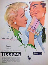 Publicité 1954 tissgar d'occasion  Compiègne