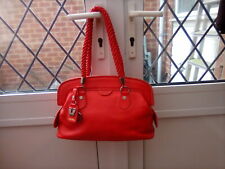 Red leather handbag for sale  NOTTINGHAM