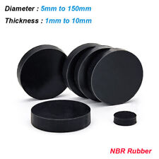 Discos sólidos de borracha NBR almofada redonda plana vedação antiderrapante amortecimento diâmetro 5mm-150mm comprar usado  Enviando para Brazil