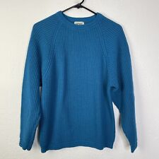 Vintage 80s Carriage Court Sport Cable Knit Sweater Women’s Size M 10-12 Blue for sale  Shipping to South Africa