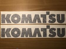 Komatsu black vinyl for sale  Belchertown