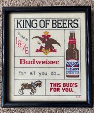 Vintage framed budweiser for sale  Lafayette