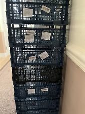 Plastic stackable storage for sale  ROTHERHAM