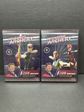 Lote de DVD (2) Beginning and Advanced Archery By 2x Olympic Coach Lloyd Brown comprar usado  Enviando para Brazil