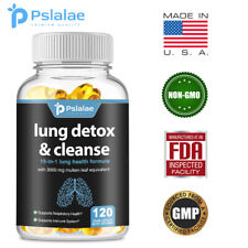 Lung Detox & Cleanse -Mullein Leaf -Respiratory Health, Digestive Support 120pcs for sale  Shipping to South Africa