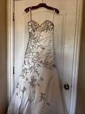 DAVID'S BRIDAL WEDDING DRESS, SIZE 12 for sale  Shipping to South Africa