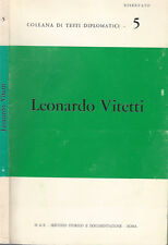 Leonardo vitetti. 1976. usato  Italia