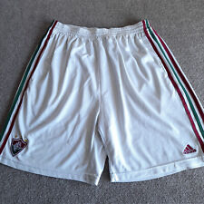 Pantalones Cortos Fluminense FC Adulto XL 2011 Blanco Adidas Fútbol Brasil Hombres segunda mano  Embacar hacia Argentina