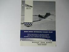 Wausau reversible snow for sale  Canada