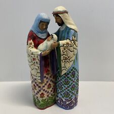 Jim Shore Blessed Family S4005277 Holy Mary Joseph Jesus nativity 11" 2006 for sale  Tracy