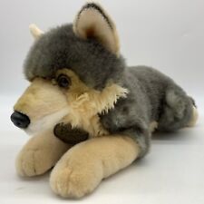 Busch Gardens Williamsburg VA Gray Wolf Realistic Plush Stuffed Animal Toy 18" for sale  Shipping to South Africa