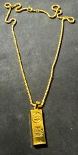 Gold bar pendant for sale  Meadville