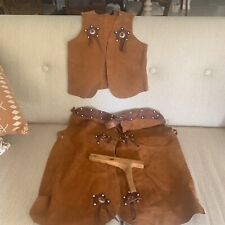 Childs leather vest for sale  Waco
