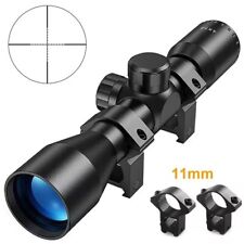 Escopo compacto Optics 4x32 para rifle de ar mira telescópica + montagem em trilho comprar usado  Enviando para Brazil