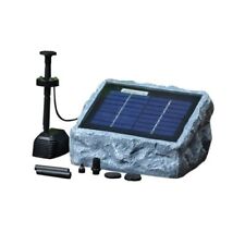 ASC Solar Stone Water Pump Kit with Battery and LED Ring Light - Used for sale  Shipping to South Africa