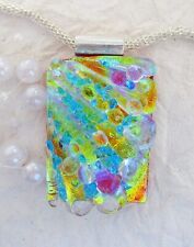 Fused glass necklace for sale  Kenly