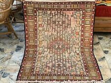 Usado, Tapete persa antigo Soumak | 3x4 pés | Tapete antigo de lã curda feito à mão Oushak | comprar usado  Enviando para Brazil