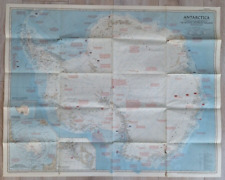 National Geographic Map of Antarctica. (Sept, 1957). na sprzedaż  PL