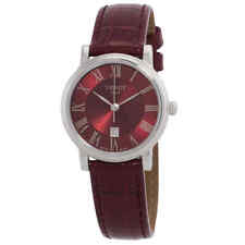 Reloj Tissot Carson Premium esfera roja de cuarzo para dama T122.210.16.373.00 segunda mano  Embacar hacia Mexico