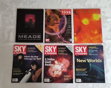 3 revistas Sky & Telescope catálogo Meade catálogo cielo y misión Lockheed YOHKOH segunda mano  Embacar hacia Argentina